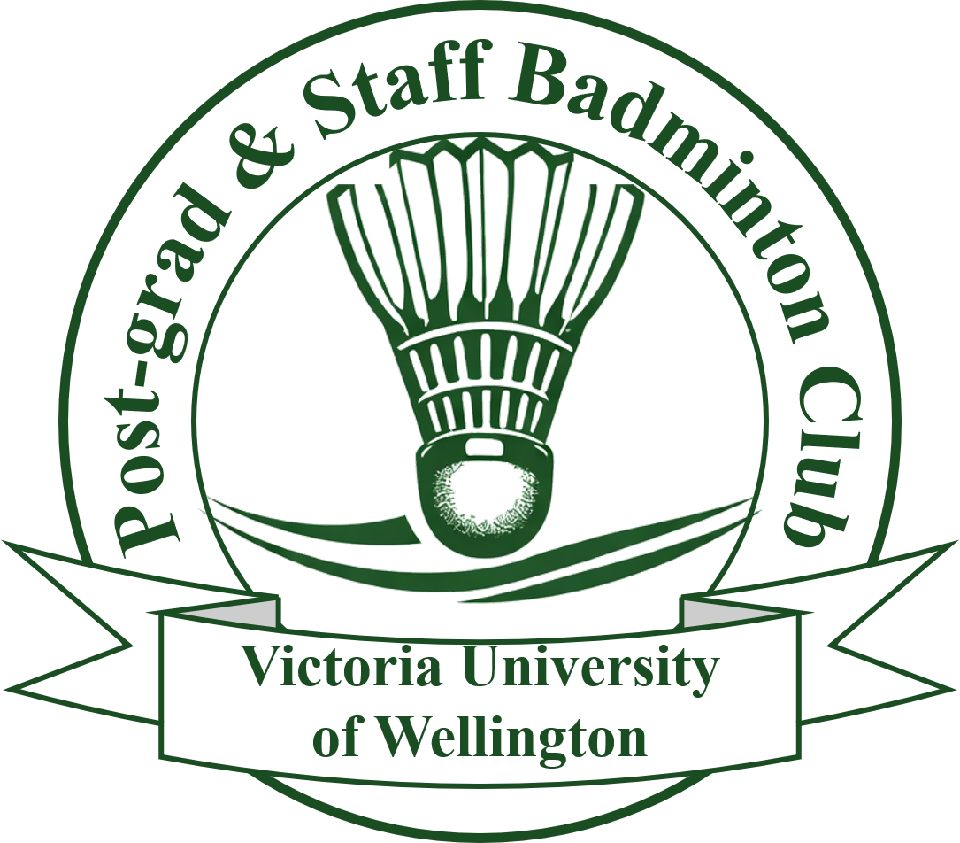 VUW Postgrad & Staff Badminton Club logo